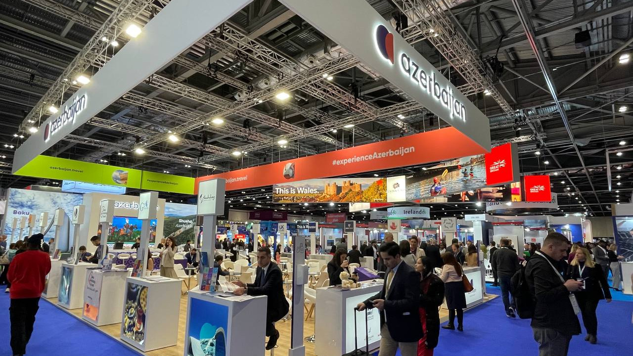 Azərbaycanın turizm imkanları Londonda keçirilən beynəlxalq sərgidə təbliğ edilir