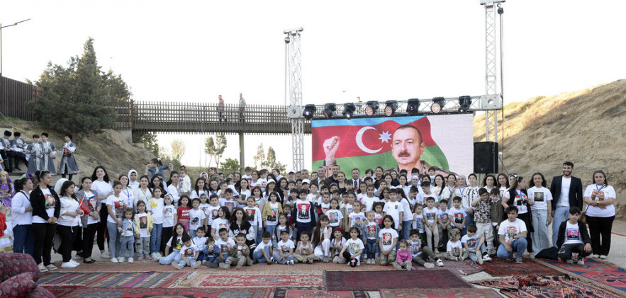 “Yanardağ” Dövlət Tarix-Mədəniyyət və Təbiət Qoruğunda Vətən müharibəsi şəhidlərinin uşaqları üçün bayram şənliyi keçirilib