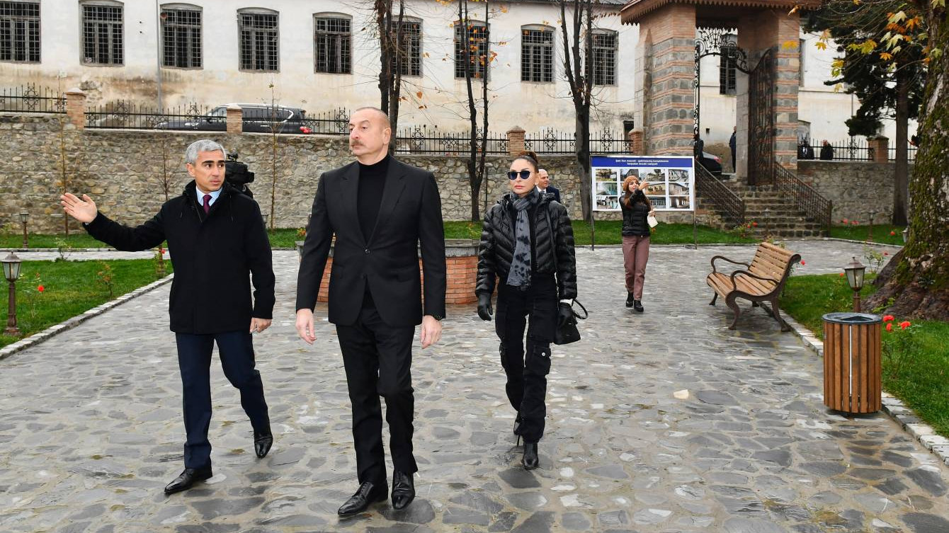 Şəki Xan məscidi kompleksi Heydər Əliyev Fondu tərəfindən bərpa olunub